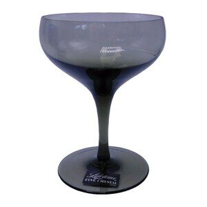 Lifetime Crystal Nocturne Gray Champagne Sherbet Glass Japan Elegant Design